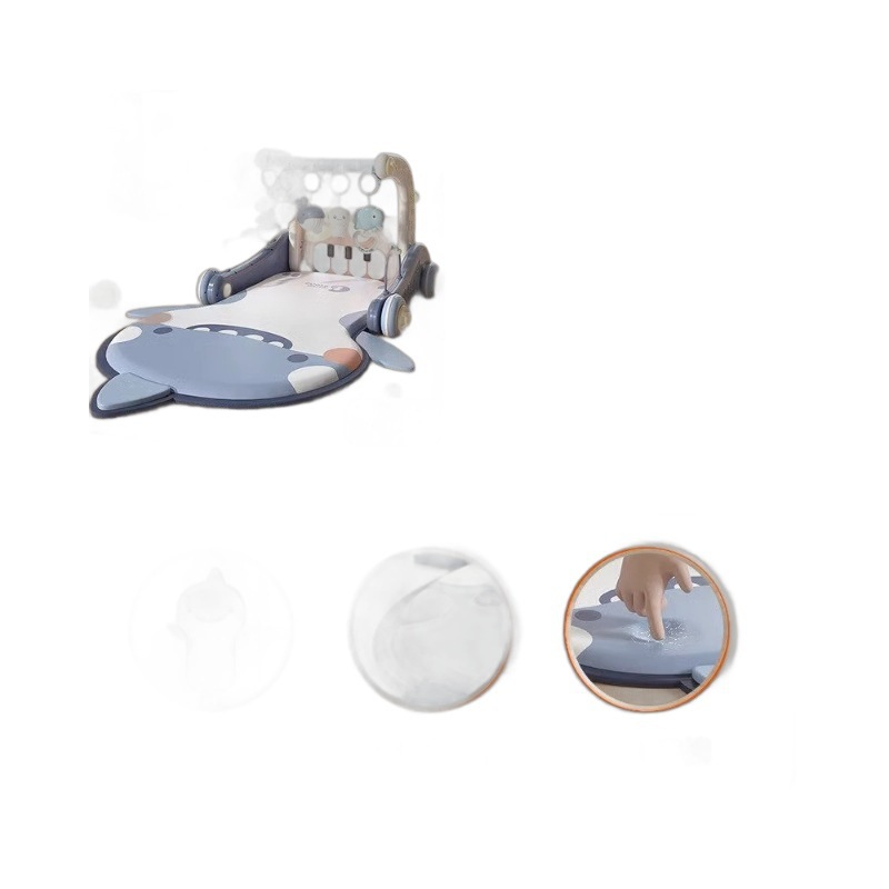 Baby Toy Pedal Piano Fitness Stand Walker 0 to 1 Year Old Early Education Newborn Baby Toy