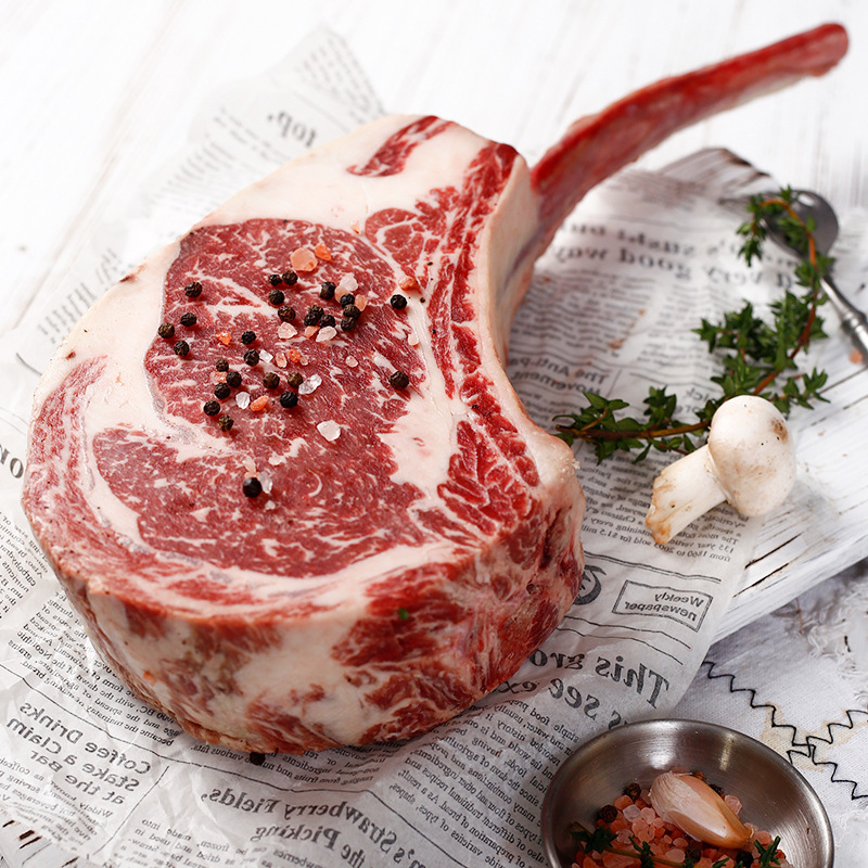 Manufacturer's Original Cut Slightly Marinated Steak Thick-Cut Sirloin Steak Filet Mignon Steak Commercial Western Restaurant Frozen