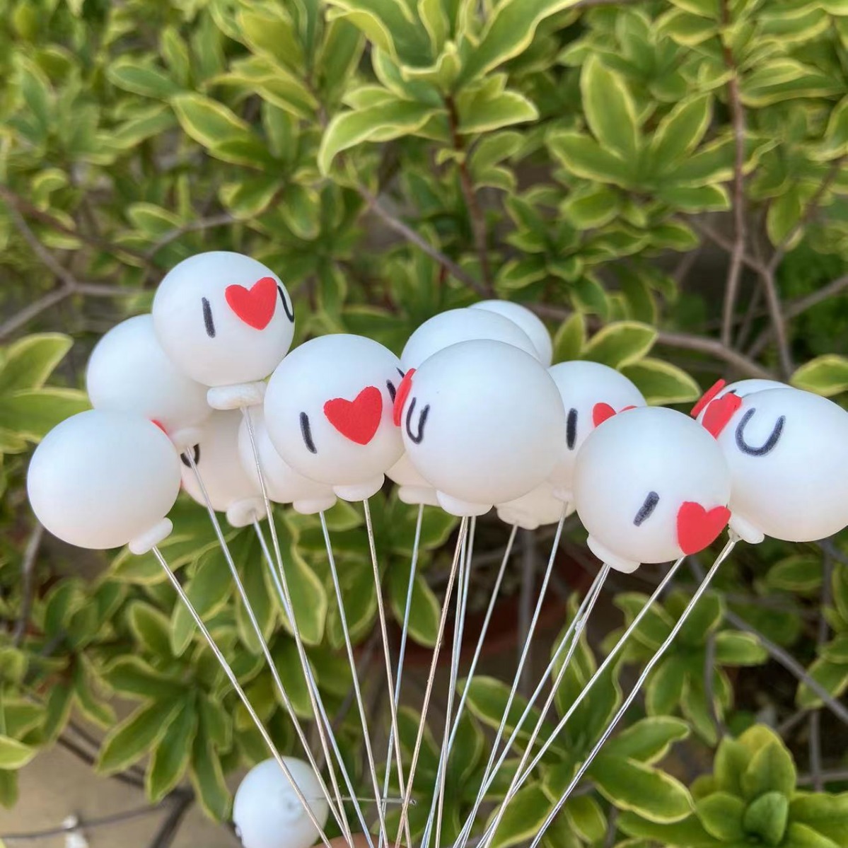 Birthday Cake Decoration Small Balloon Cake Clay Single Colorful Balloon Ornaments Confession Balloon Party Dessert Pack