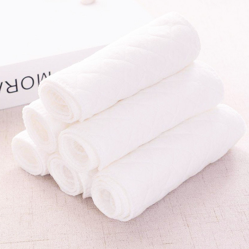 Baby Pure Cotton Diapers Are Water-Absorbent, Breathable and Washable, Baby Meson, Soft and Comfortable, Newborn Children's Ring-Absorbent Diapers