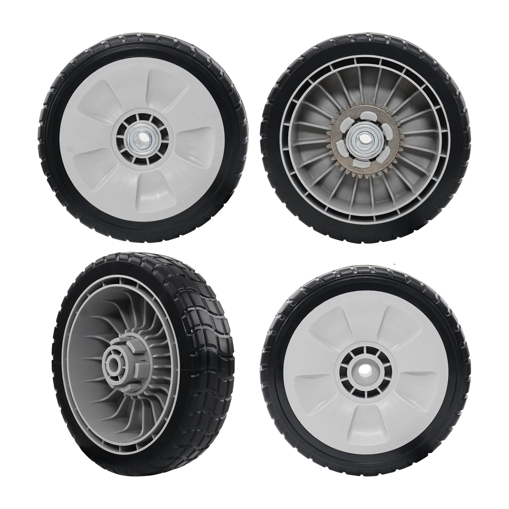 4 шт. колесо привода для газонокосилки Hrr216, 2 задних колеса и 2 передних колеса