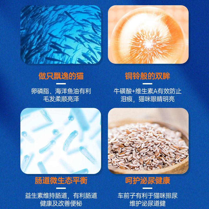 Remy Gao Lide Full Price Cat Food Ocean Fish Flavor Cat Staple Food 500g Hairy Adult Cat Food