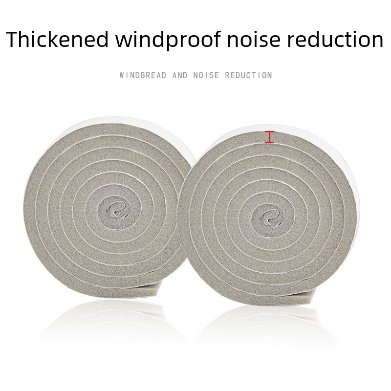 Window Seals, Door and Window Seams, Soundproof and Dustproof Strips, Windproof and Windproof Self-Adhesive Gap Sliding Window Sponge Strips