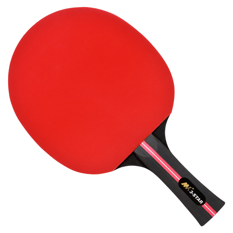 MK Samsung table tennis racket horizontal racket pure wood 3 star table tennis racket suit table tennis paddle