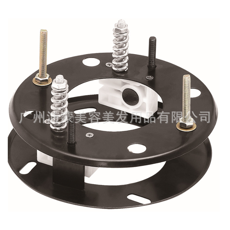 Export shampoo bed seat punching chair accessories link ceramic basin Special swing device with rubber ring adjustable up and down