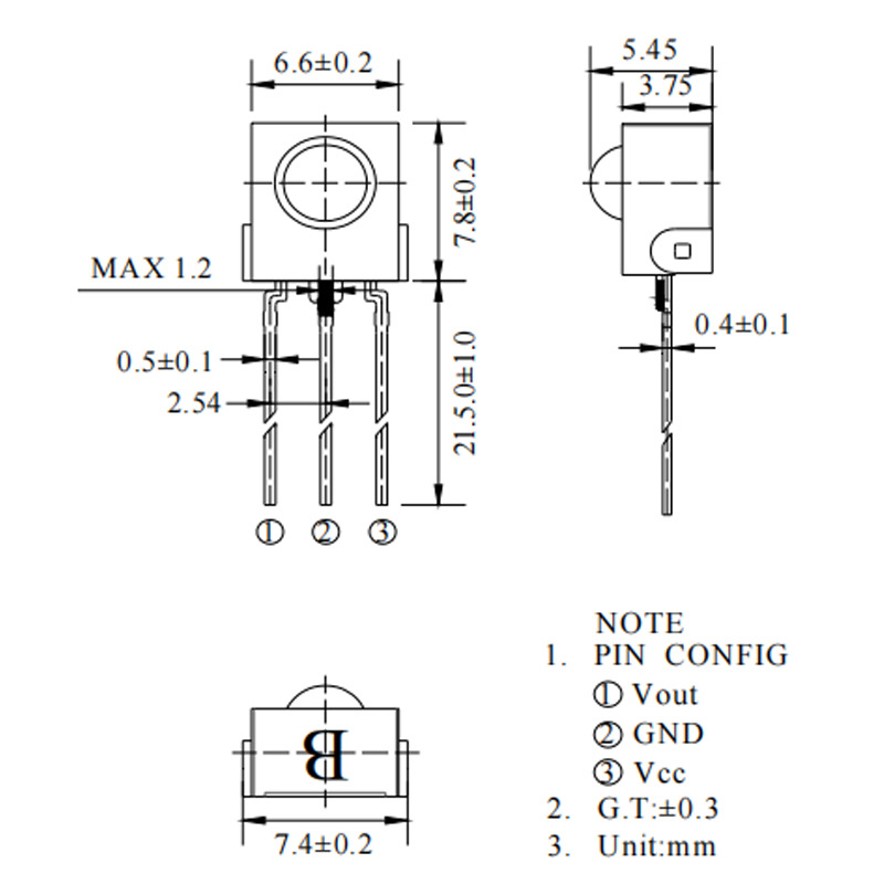 Infrared Remote Control Receiver Iron Shell Double Shielded Long-Distance Anti-Interference Direct Plug Sensor 940Nm850Nm Sweeper