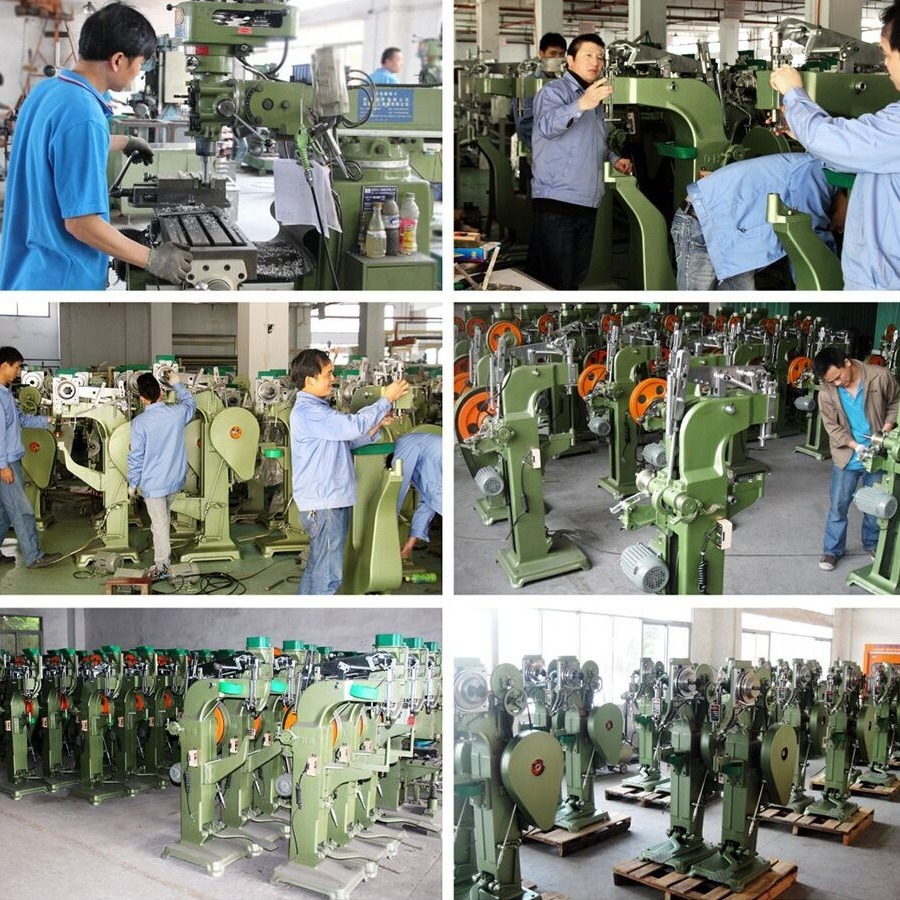 Fully Automatic Rivet Machine, Foot-Operated Vertical Semi-Hollow Riveting Machine, Helmet Safety Helmet Rivet Setting Machine, Rivet Machine