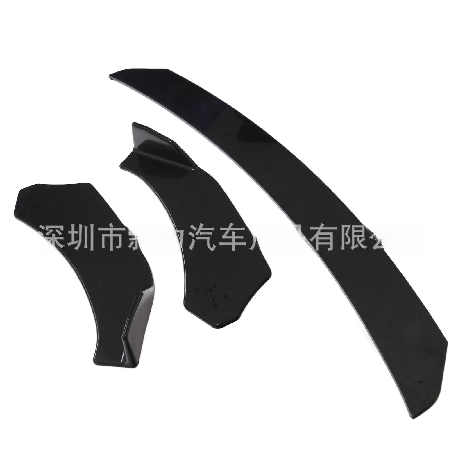 Source factory supply cross-border car modification universal combination front shovel three-stage adjustable front surround front lip spoiler