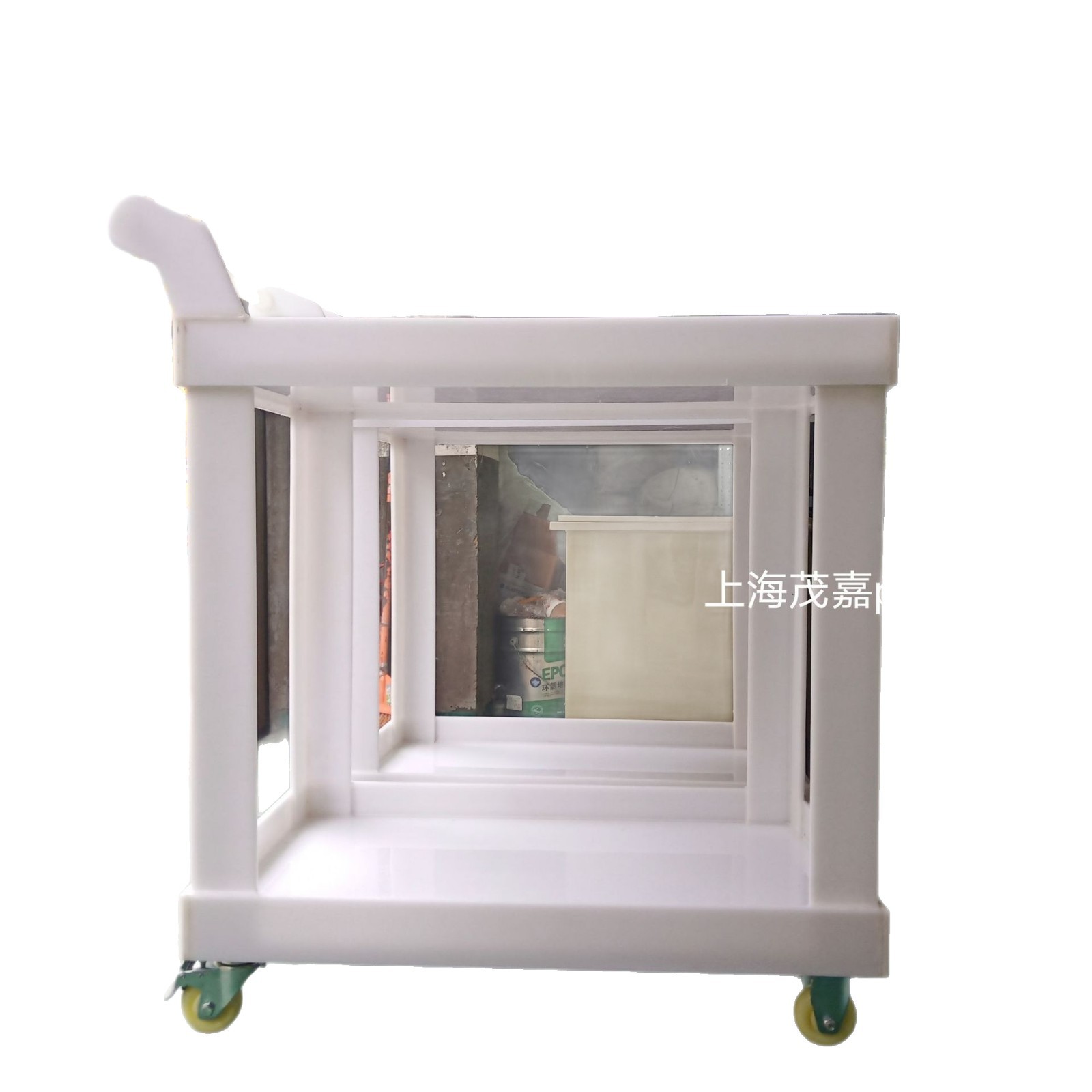 A Graphite Boat Trolley Pp Photovoltaic Transfer Cart, a New Plastic Trolley, Made with Welding Technology