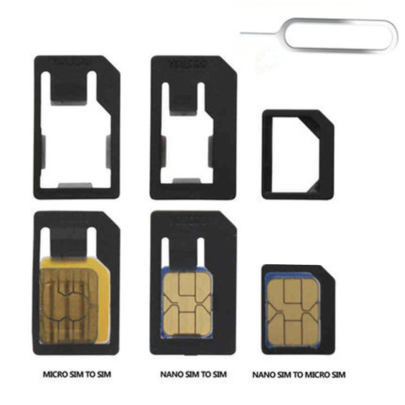 Suitable for Apple and Huawei Mobile Phones Universal Card Tray Restore Card Holder Micro Sim Neutral Card Slot Four-In-One