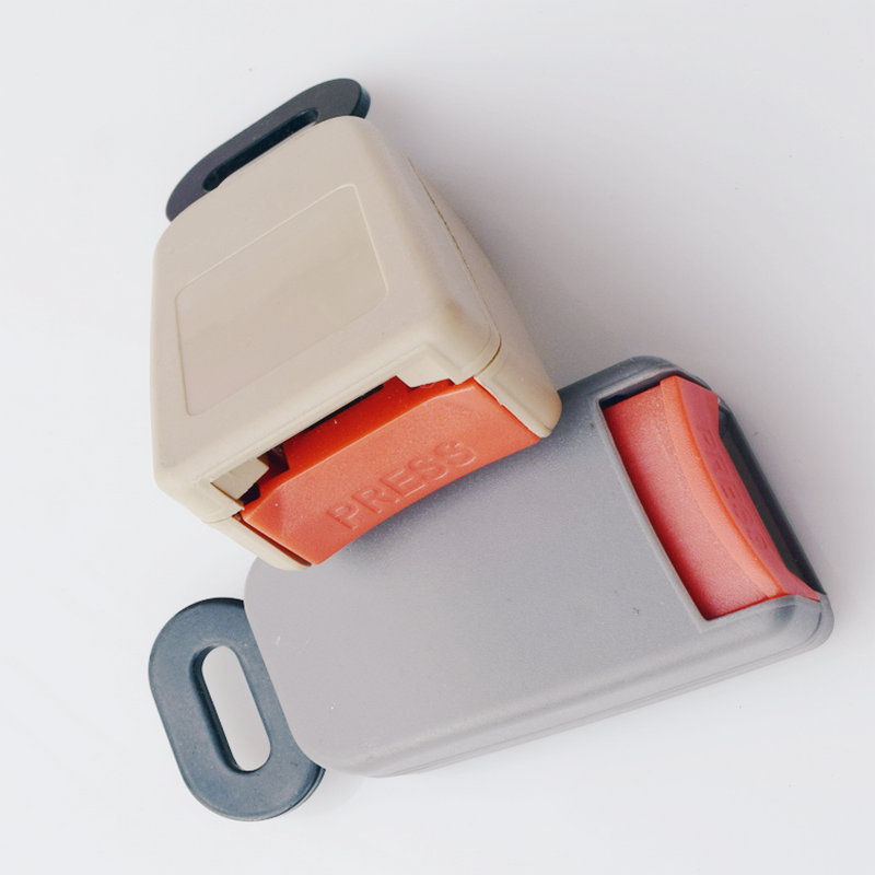 Factory Direct Supply Car Simple Two-Point Safety Buckle Plug Seat Belt Car Seat Plug Lock Buckle Female Accessories