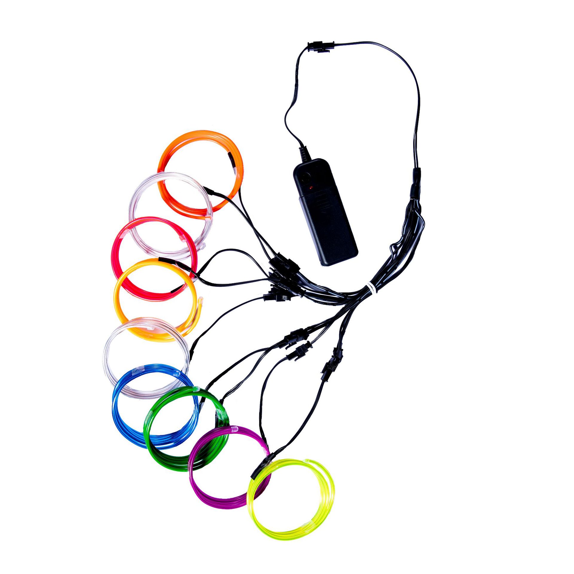 Fluorescent dance light emitting line el cold light atmosphere light diy shape LED neon light cold light strip ultra-fine cold light