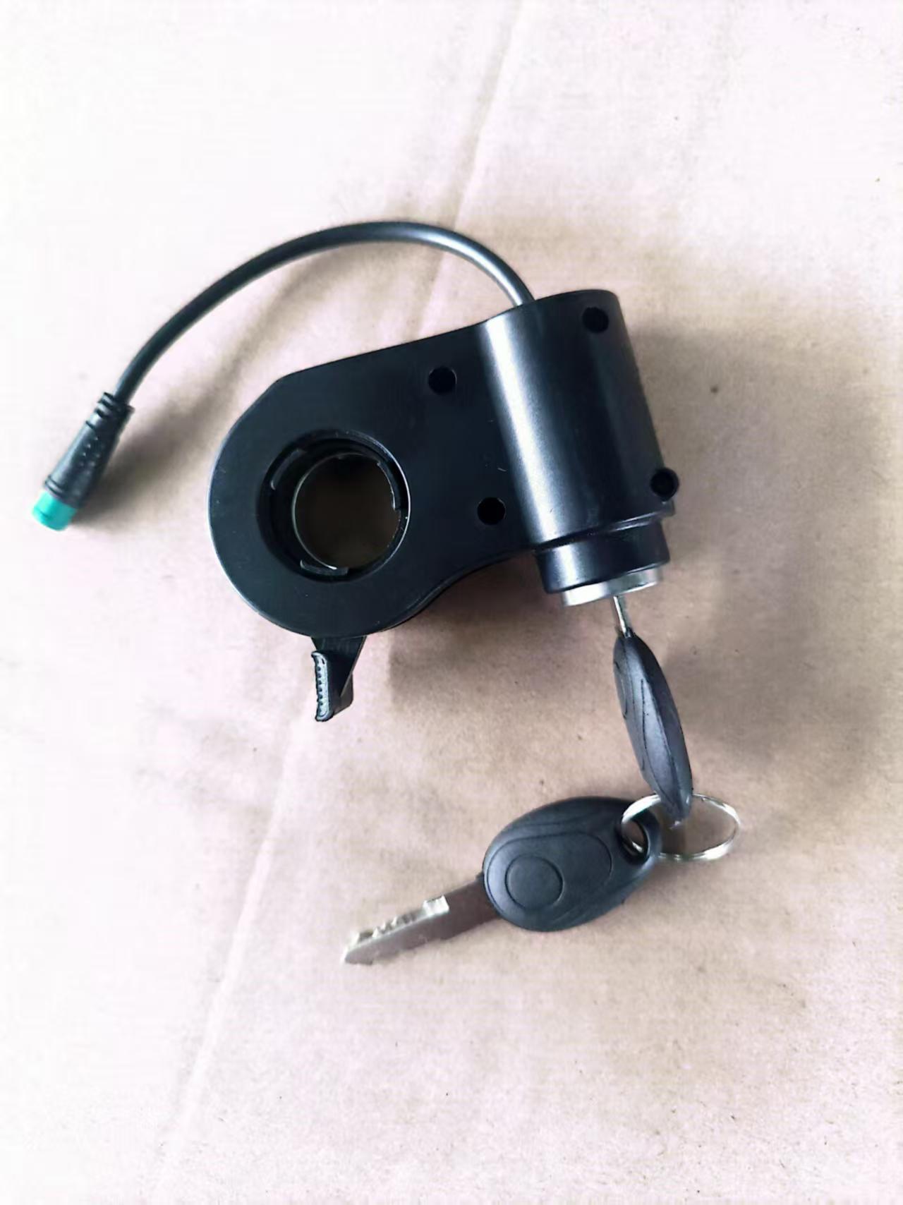 No Display Waterproof Line, Middle Thumb Lock, Finger Electric Door Lock, Electric Vehicle Thumb Lock, Finger Speed Control Handle