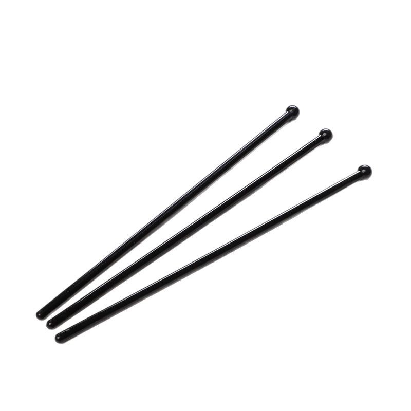 Cylindrical Disposable Stirring Stick 20cm Transparent Ps Plastic Acrylic Straight Stick for Mud Paint Coffee DIY