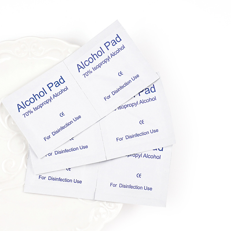 75% Alcohol Cotton Pads Portable Disposable Mobile Phone Manicure Jewelry Cleaning Disinfection Sterilization Alcohol Pads Portable Cleaning