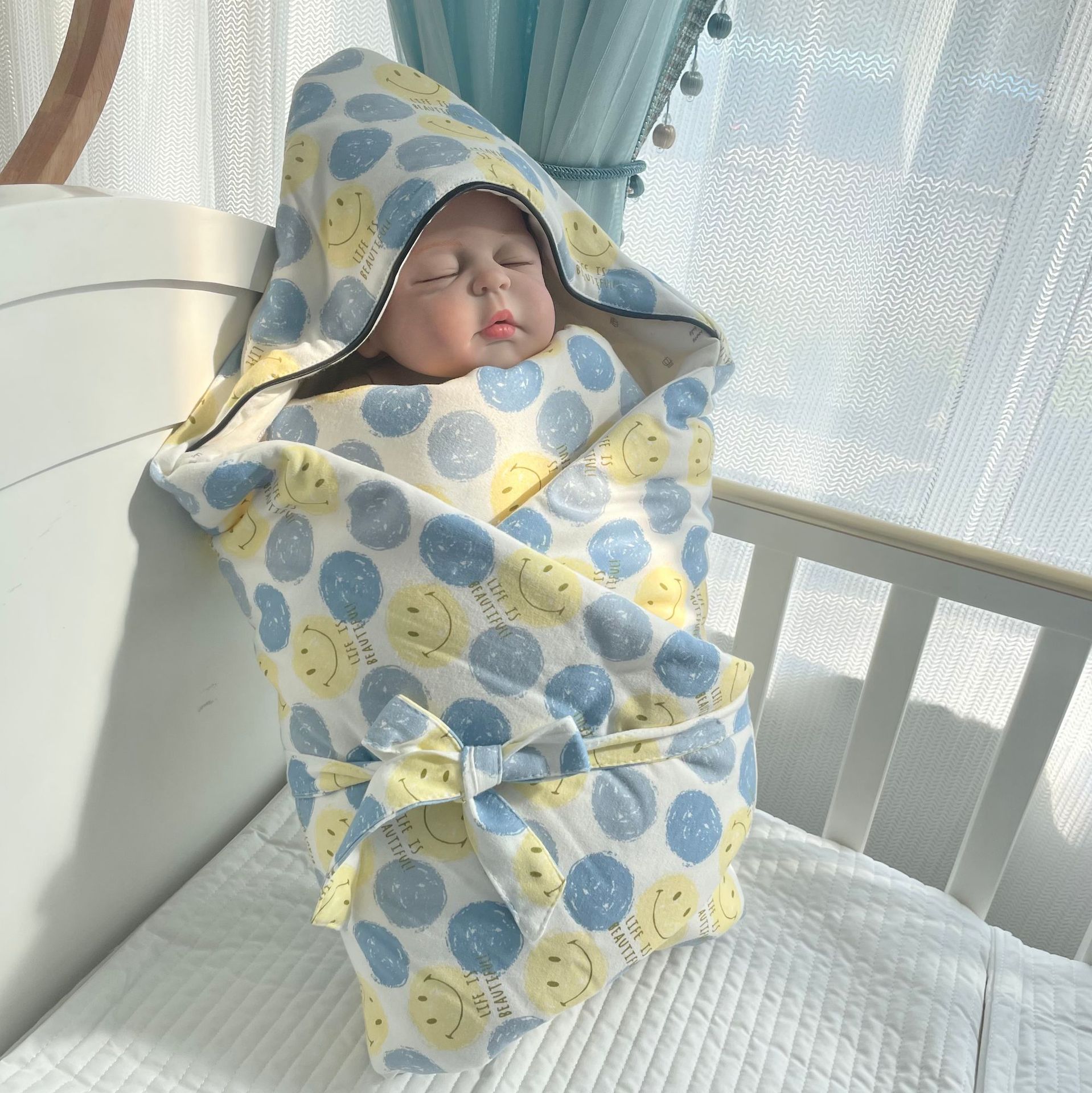 Autumn and Winter New Baby Cotton Quilt Pure Cotton Knitted Newborn Quilt Detachable Pure Cotton Long-Staple Cotton Type a