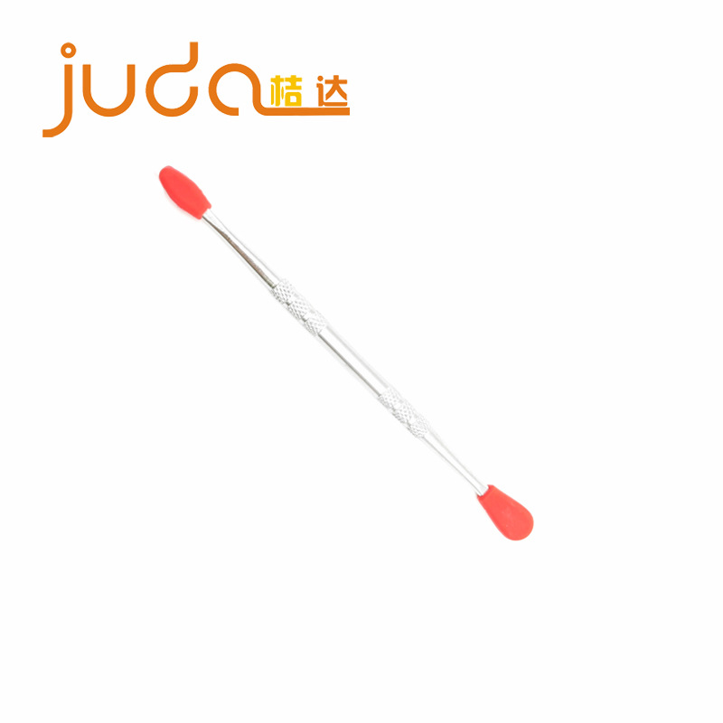 Factory Direct Sales Silicone Cigarette Paste Scoop, E-Liquid Cleaning Tool, Stainless Steel Cigarette Spoon Suitable for Silicone Pipes