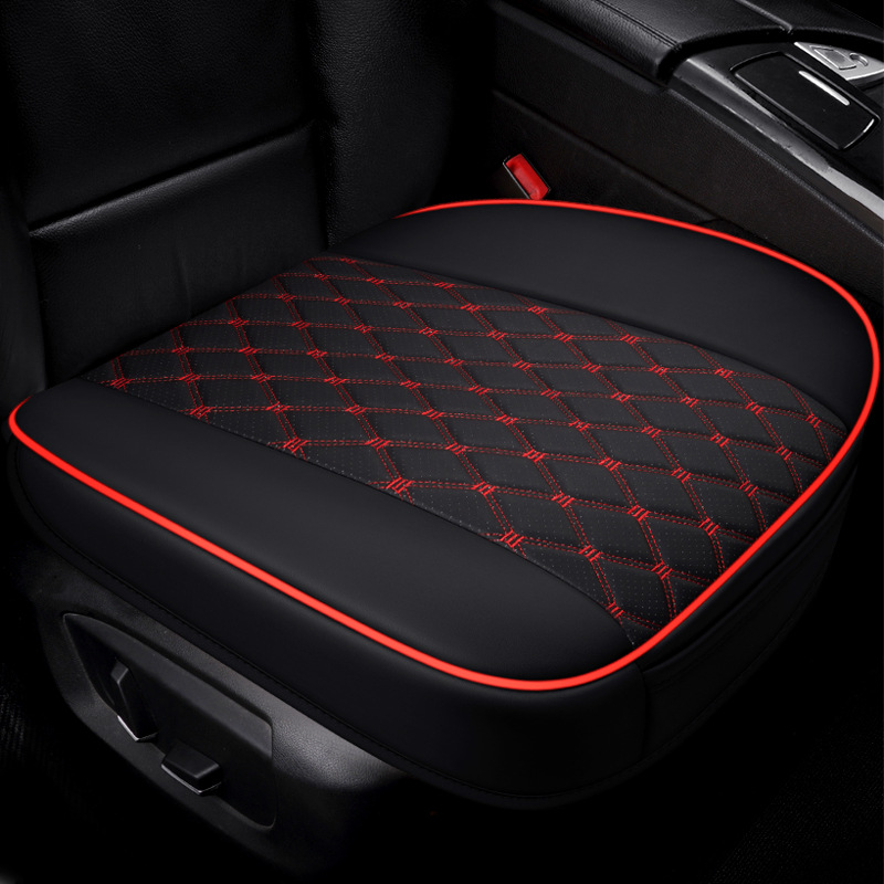 Manufacturers foreign trade cross-border e-commerce hot leather car cushion three-piece single-piece single seat without backrest small three-piece