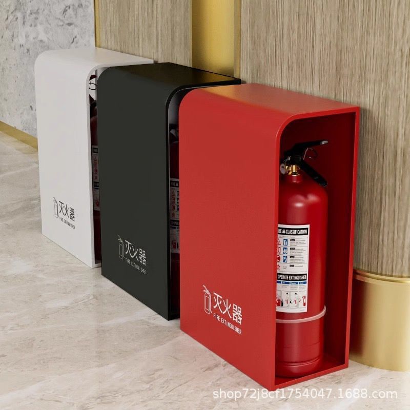 High-End Hotel Shop Commercial Fire Extinguisher Decorative Shielding Box with Thickeneded 2-Pack 4kg 5kg Fire Extinguisher Box