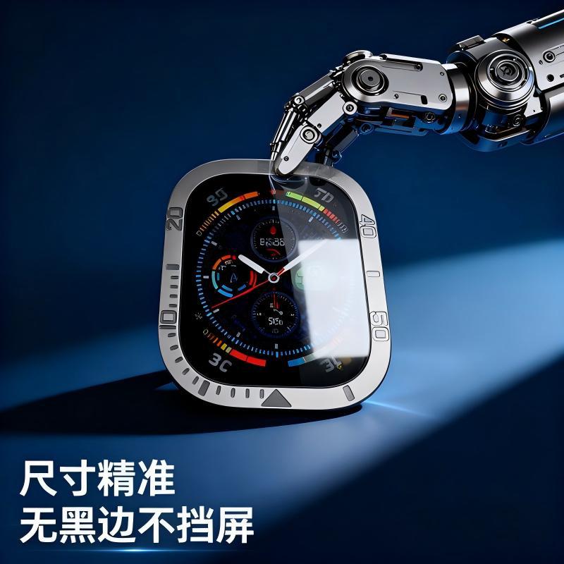 Applewatchs Ultra 49mm Diving Model Original Color High-Definition High-Transparency Anti-Fall, Explosion-Proof and Scratch-Proof Watch Film