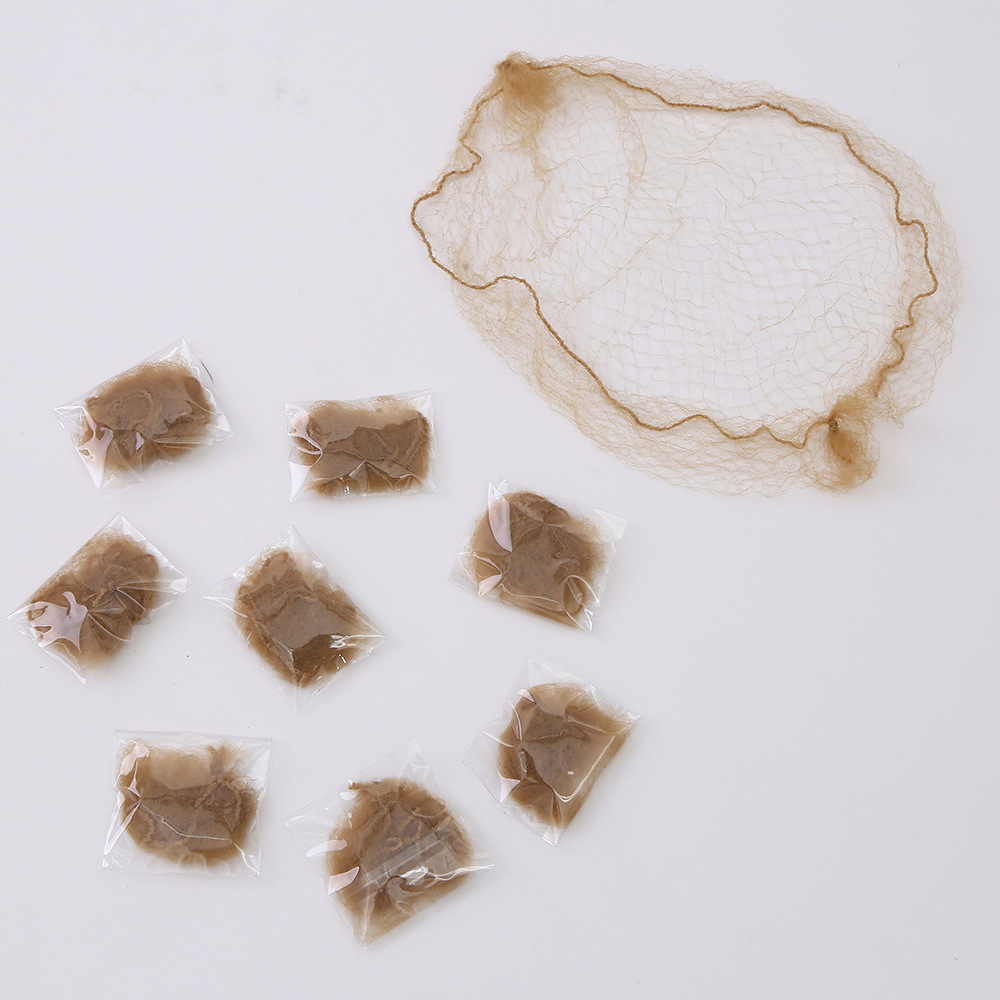 Cross-Border Hot Selling Invisible Dance Hair Net Ultra-Fine High Elasticity Chef's Special Dust Cap Wig Hair Net Wholesale