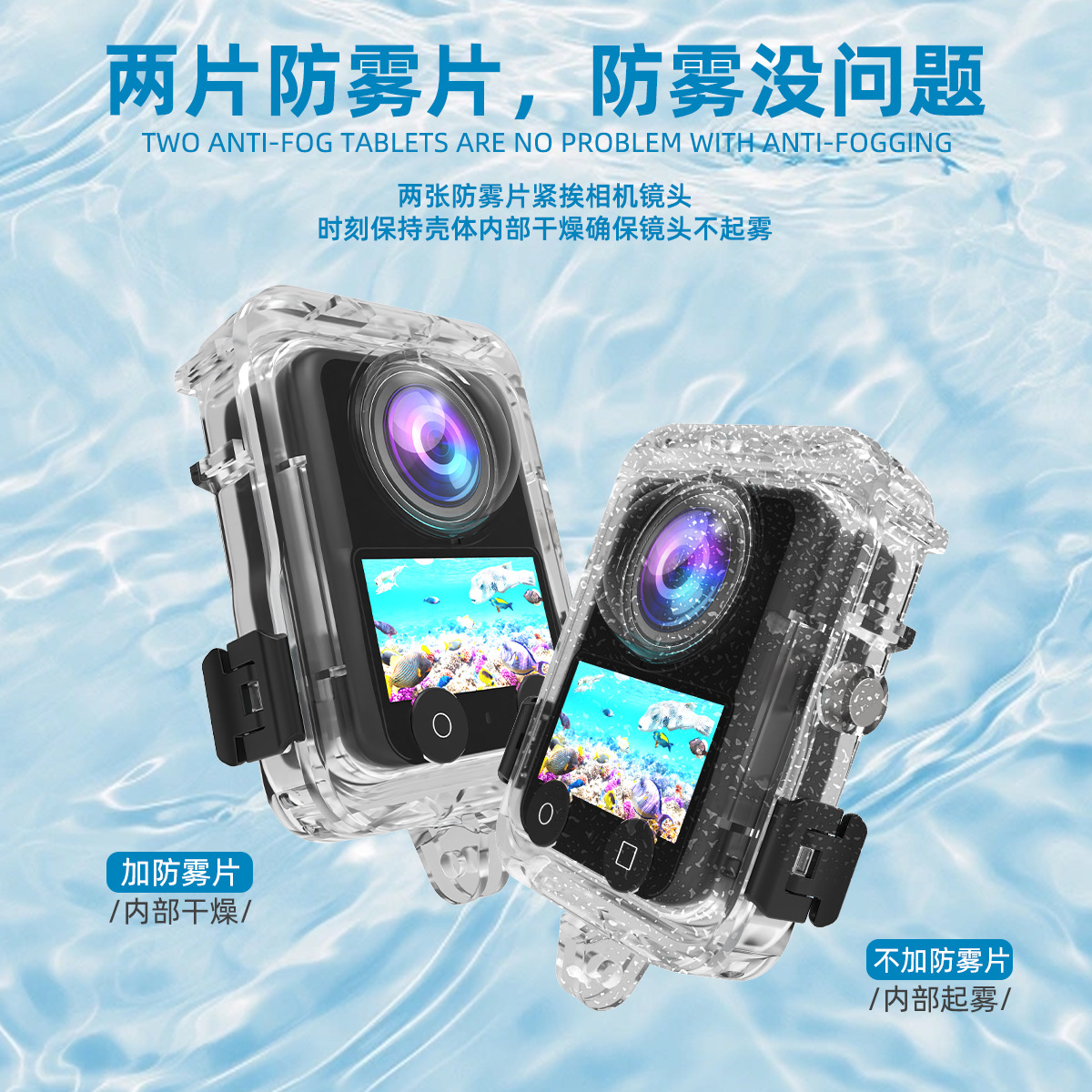 Dji Panoramic Omso360 Action Camera Waterproof Case Protective Case Waterproof 40m Accessories