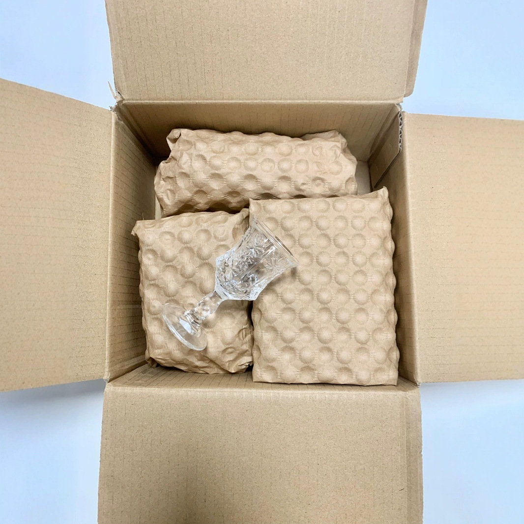 Buffer foam paper glass bottle degradable ceramic packaging paper filling kraft paper express transport packaging kraft paper