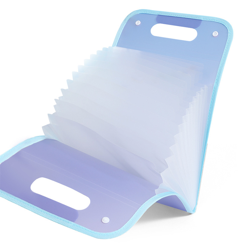 Portable Accordion Bag, Test Paper Storage Bag, Student-Specific Large-Capacity Document Bag, Super Cost-Effective, with Separator Page Organization Artifact