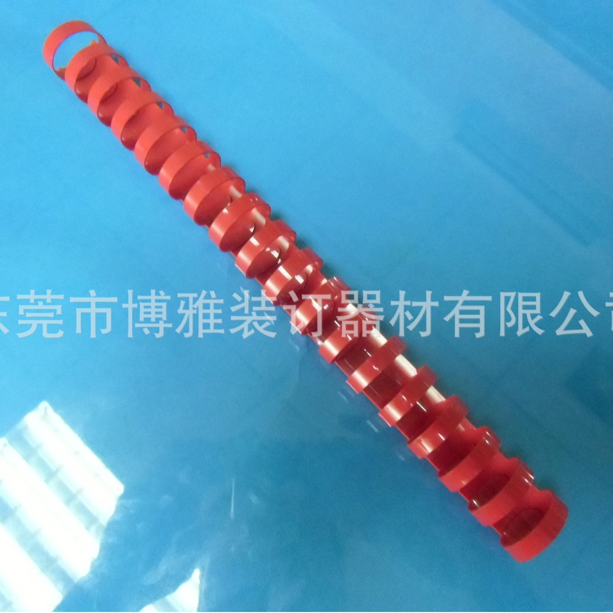 BOYA glue comb single coil exercise book loose-leaf PVC glue single coil calendar 21 buckle ring plastic rubber ring