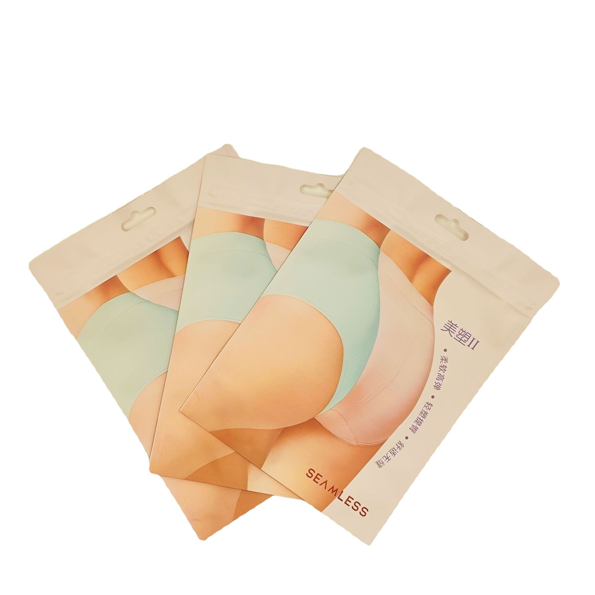 Self-Standing Zipper Bag, Universal High-End Underwear Packaging Bag, Men's and Women's Underwear Ziplock Bag, Transparent Zipper Bag, Self-Standing Zipper