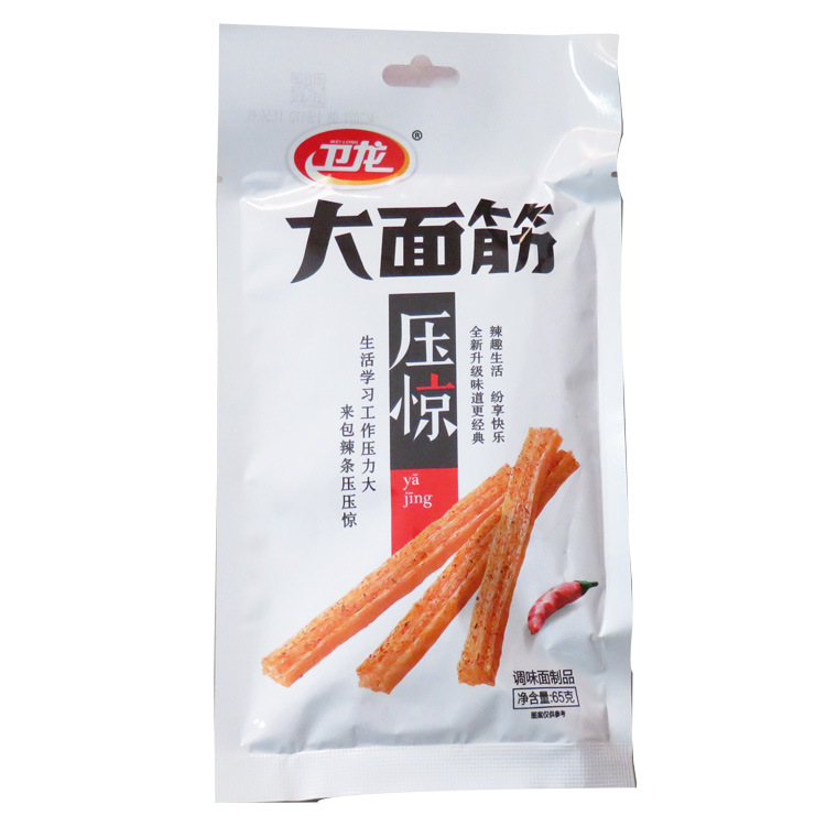 Weilong spicy strip 106g size gluten large gluten size spicy stick bulk small gluten leisure campus snack full box