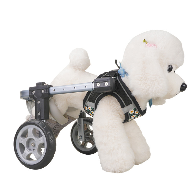New Wheelchair for Dogs, Cat Rear Limb Wheelchair, Upgraded Retractable and Lightweight Pet Auxiliary Car Rear Leg Bracket