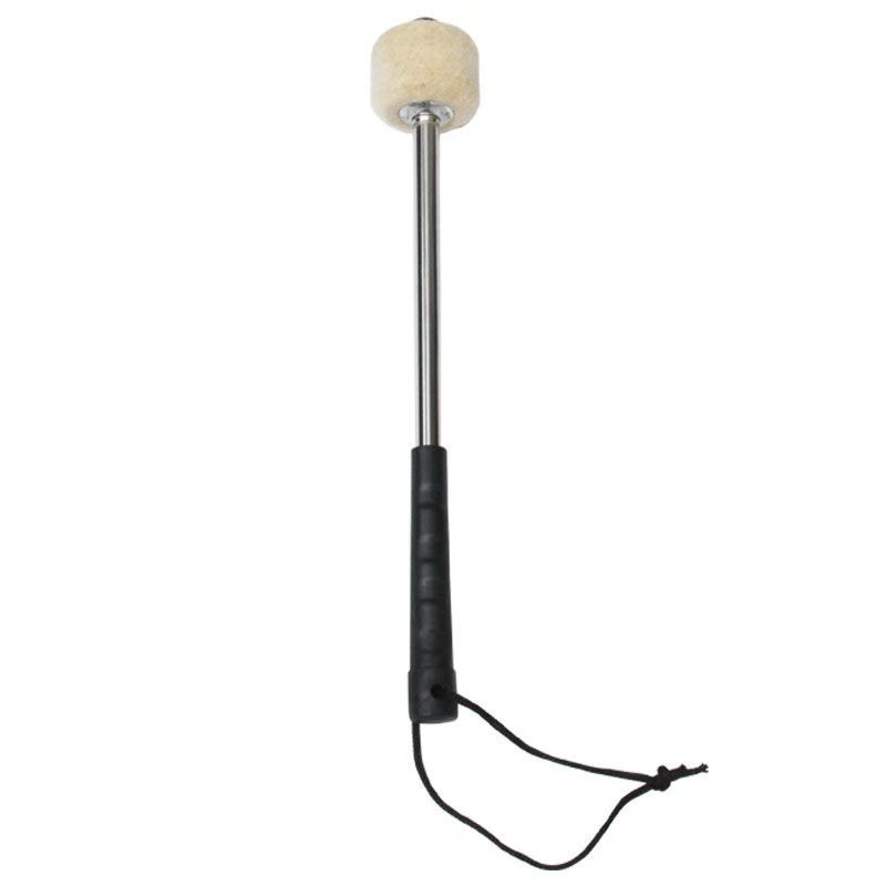 Stainless Steel Military Drum Bars Drum Bars Wool Felt Drumstick Marching Band Tennis Hammer Percussion Instrument Accessories