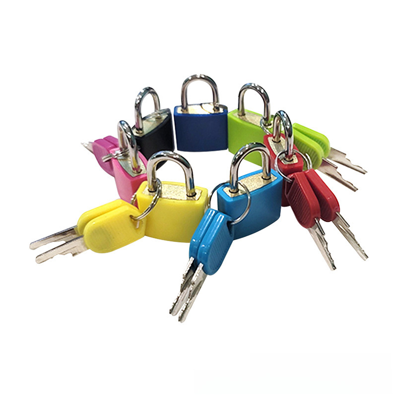 Color Case Lock, Colorful Lock, Shell Lock, Plastic Lock, Imitation Copper Padlock, Small Padlock, Stationery Lock, Piggy Bank Lock