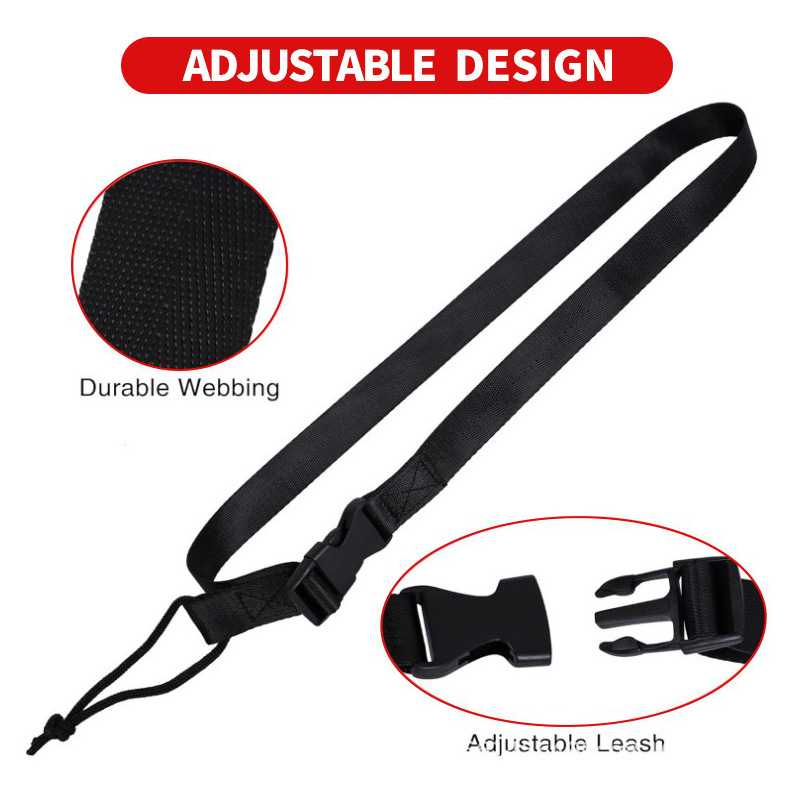 Ski Snowboard Trailer with Long Snowboard Universal Ski Trailer Rope for Easy Towing of Ski Resort Equipment Handling Artifact