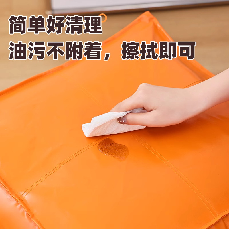 Storage Bag Saffiano Leather Sitting Pad Leather Futon Lazy Sofa Sitting Cushion Tatami Group Shoes Changing Stool