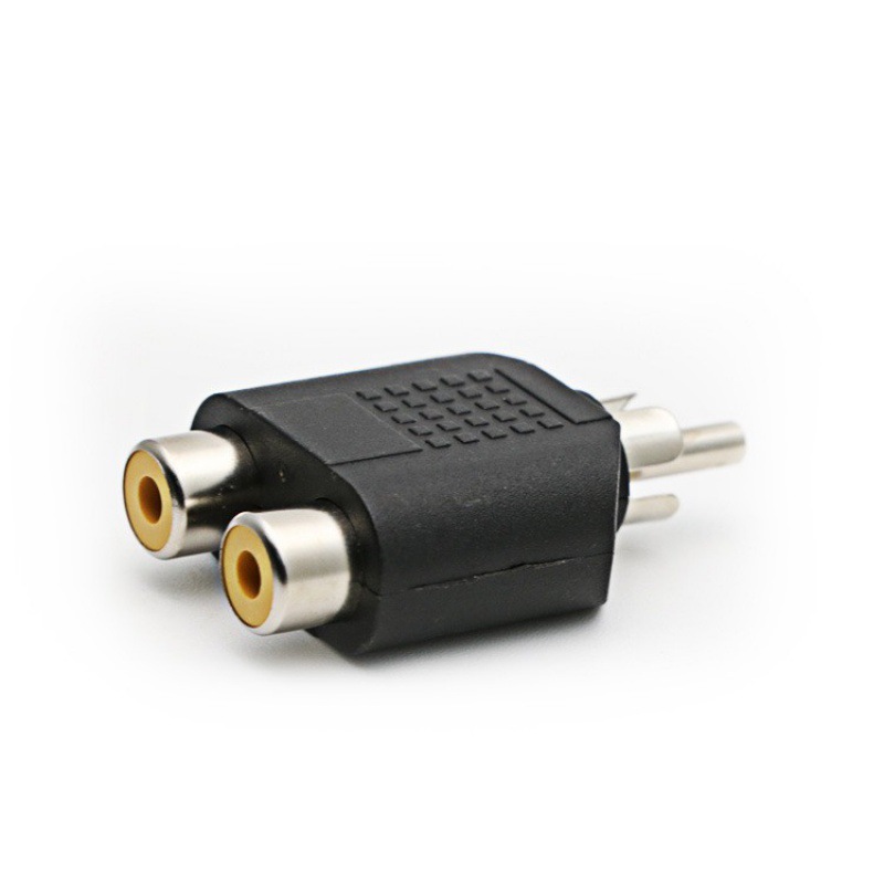 Factory direct supply audio adapter Lotus RCA one-two RCA revolution 2RCA female RCA converter