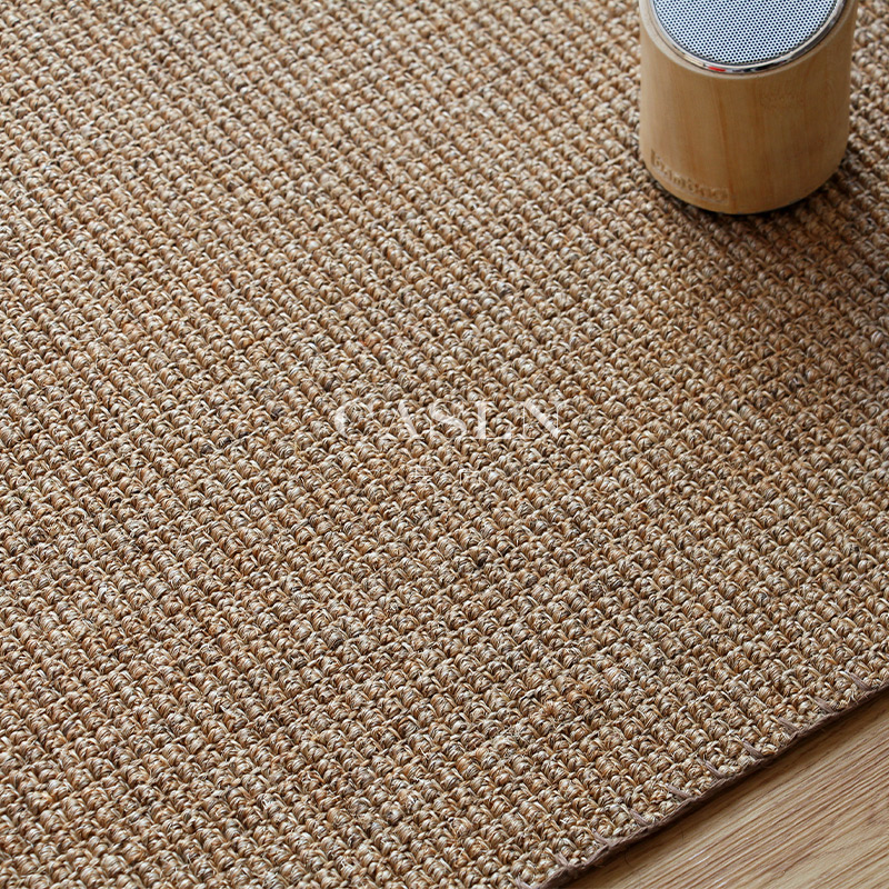 Cézanne Eco-Friendly Thickened Handmade Sisal Carpet Zen Minimalist Living Room Coffee Table New Chinese Style Tea Room Floor Mat Custom-Made