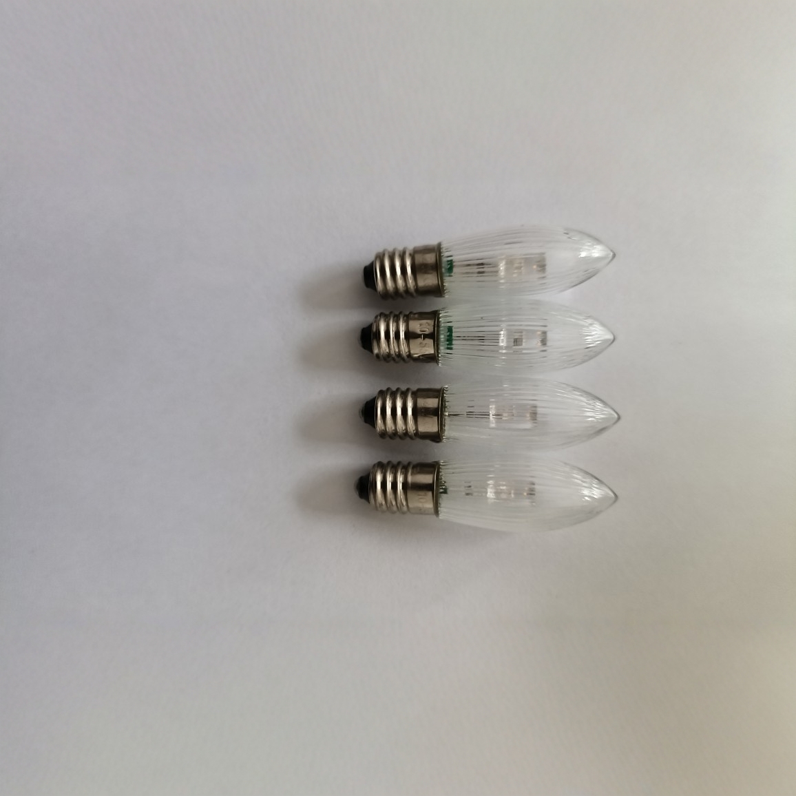 C6 Glass Pattern Halogen Lamp E10 Lamp Holder Led