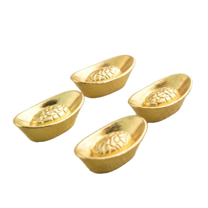 Solid Imitation Sand Gold Small Ingot Gold Bar Cornucopia Living Room Decoration Accessories DIY Housewarming Wealth-Absorbing Ornaments Crafts