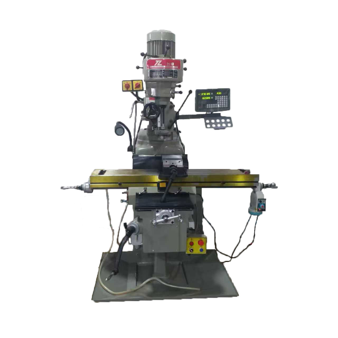 Taiwan Original 4H Vertical Turret Milling Machine, Swing-Arm Precision Digital Display Milling Machine, Manufacturer's No. 4 Cnc Turret Milling Machine