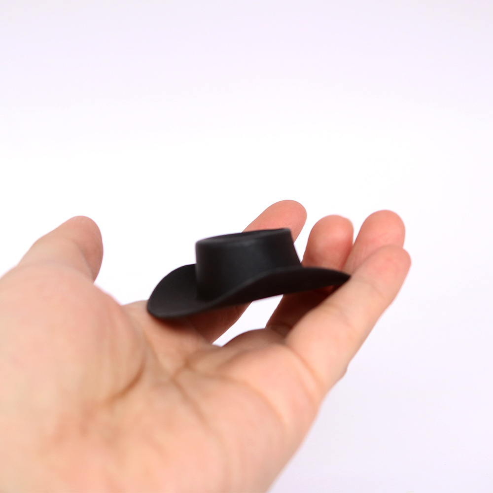 Gift small yellow duck hat accessories mini cowboy hat straw hat jazz hat doll decorative hat headdress accessories wholesale