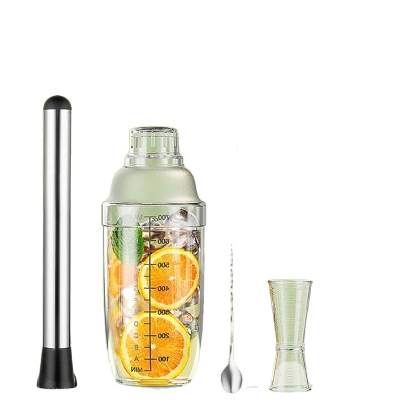 Shaker Cup Hand-Made Lemon Tea Full Set of Making Tools Milk Tea Shop Special Pot Cocktail Shaker Set Beat Hand Shaker Cup