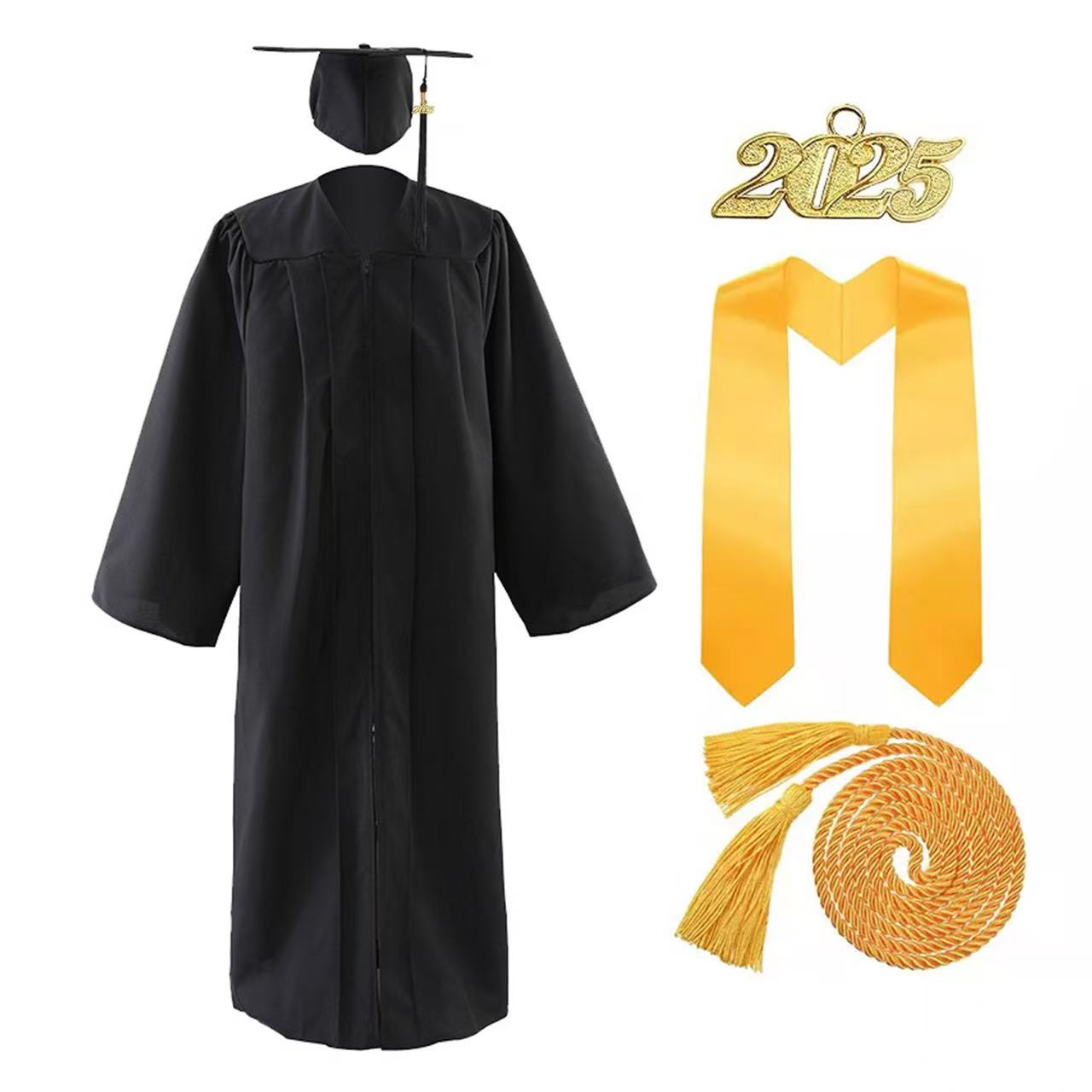 Галстук для выпускного Amazon в американском стиле, бакалавр, докторская мантия, необходимая для церемонии выпускного в университете и школе