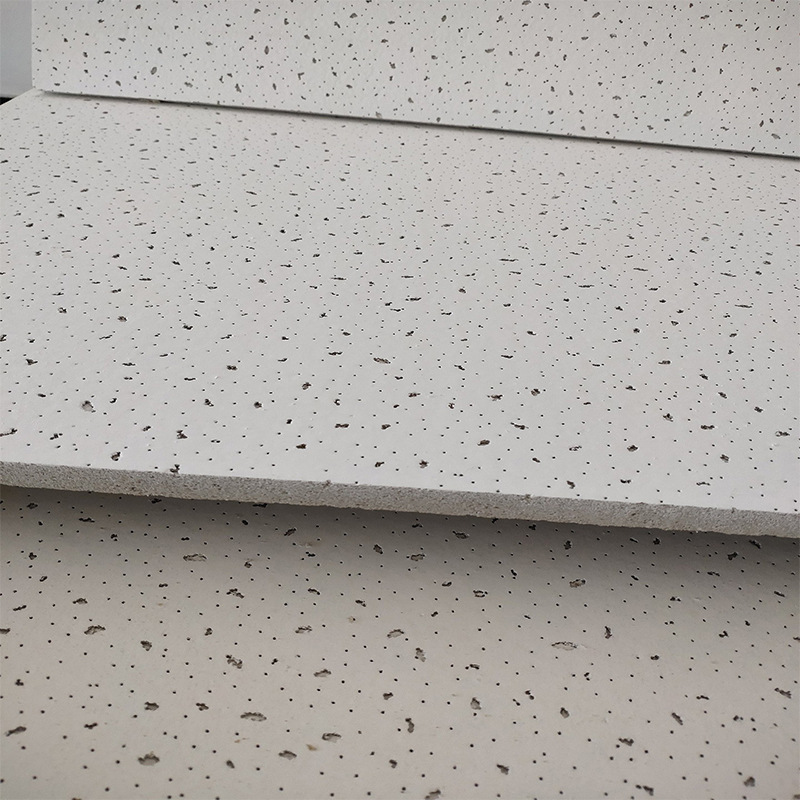 Mineral Wool Board Ceiling Mineral Wool Decorative Sound-Absorbing Board 12-15mm Waterproof and Moisture-Proof Ceiling Fire-Proof Flame-Retardant Mineral Wool Board