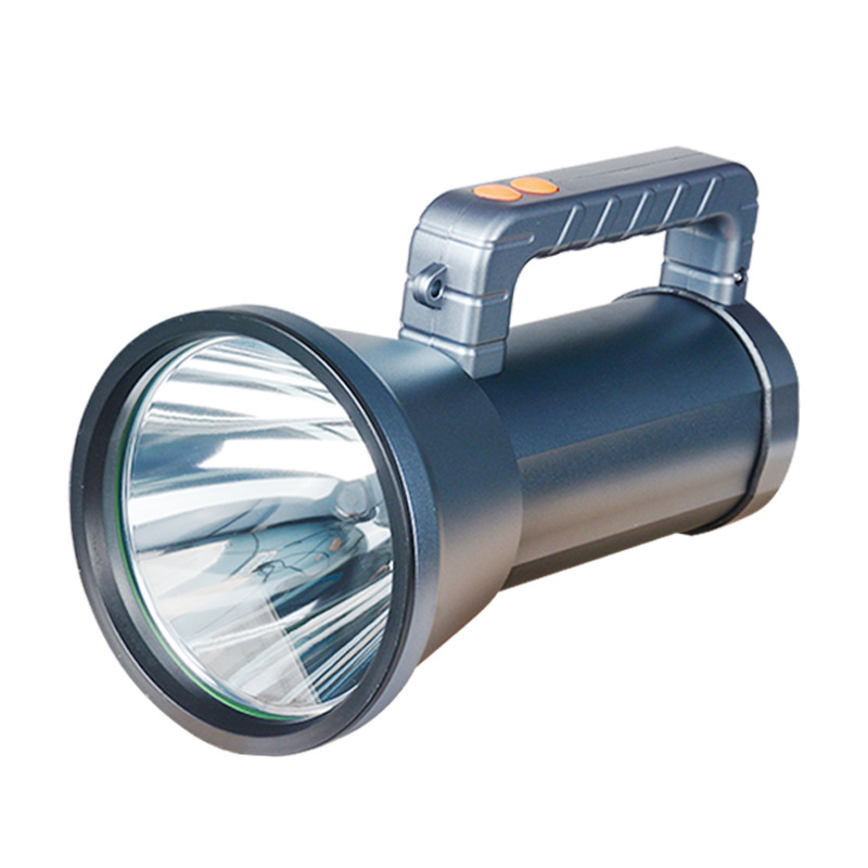 Outdoor high-power led portable lamp emergency lighting lamp strong light super bright long-range long-range charging searchlight