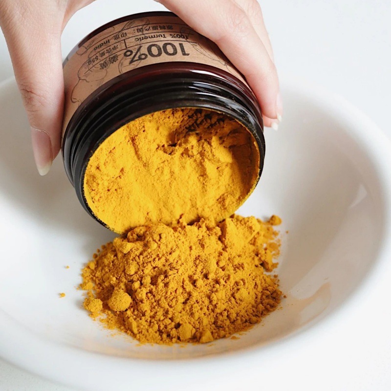 B Turmeric 5g5 Raw Material High Wood Organic Curry Indian Natural Powder Curcumin Seasoning Cinnamon Powder Lack Drink
