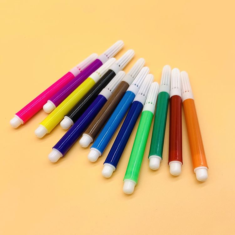 Children's DIY Graffiti Color Pen Wholesale 4 Colors 6 Colors Mini Watercolor Pen Painting Supplies Toys Graffiti Brush Set