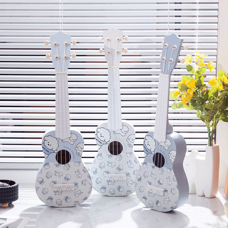 Ukulele Cute Ins Style Line Puppy High-Looking Entry-Level Musical Instrument Male and Female Students Adult Small Guitar