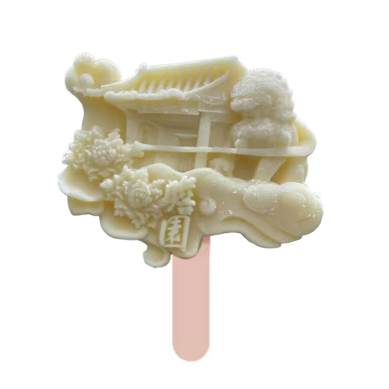 Museum Cultural and Creative Attractions Popular for Social Media Visits, Custom-Made Ice Cream Mixed Batch with Multiple Flavors, Ice Pops, Expedited Delivery Available, Minimum Order of 500